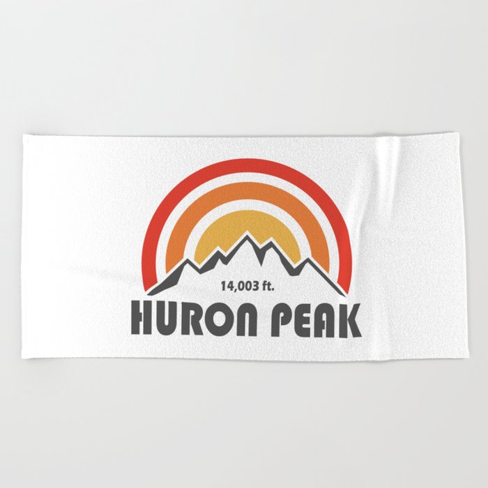 Huron Peak Colorado Beach Towel
