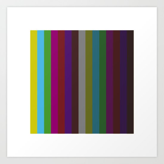 #455 Test pattern – Geometry Daily Art Print