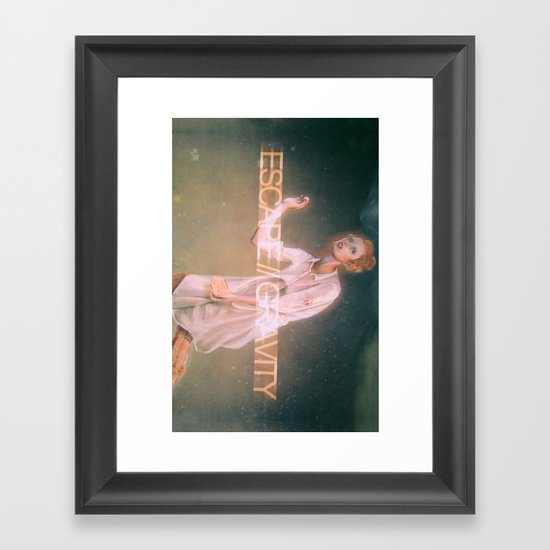 Escape Gravity And Into Space Framed Art Print