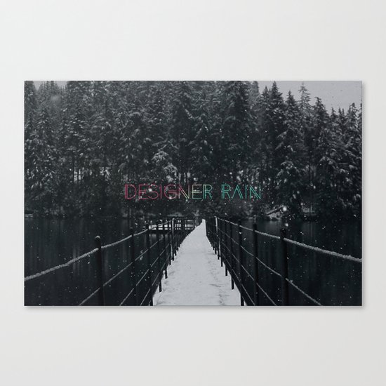 Designer Rain Canvas Print