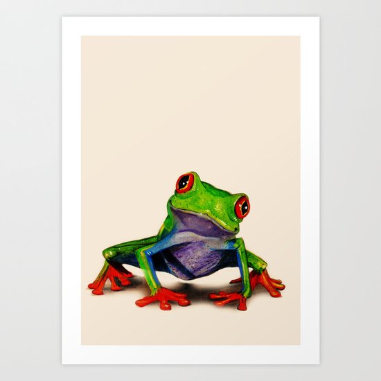 Mr. Ribbit Art Print