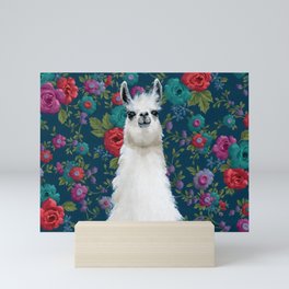 Garden Llama Mini Art Print