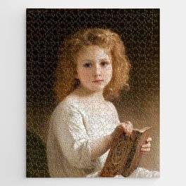 William-Adolphe Bouguereau "The Story Book" Jigsaw Puzzle