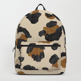 leopard print bookbag