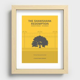 The Shawshank Redemption Minimalist Poster Recessed Framed Print