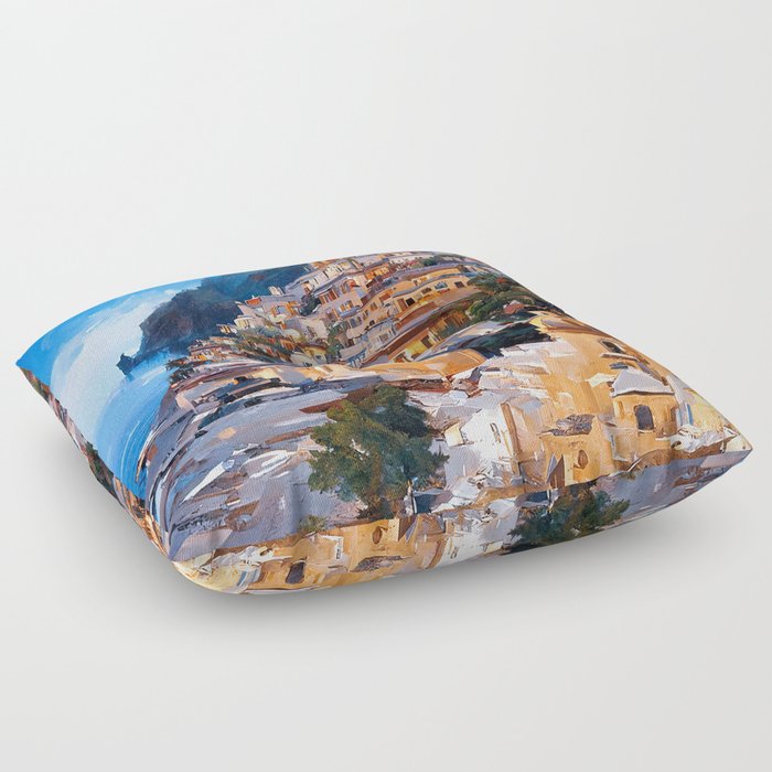 Panoramas of Italy, Positano Floor Pillow