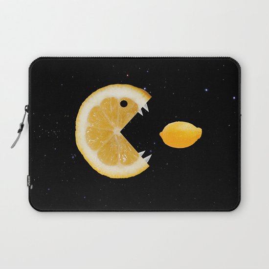Funny Lemon Eats lemon Laptop Sleeve