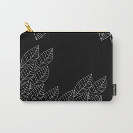 Leaves Stream Carry-All Pouch | Graphicdesign, Pattern, Nature, Foliage, Vegetal, Abstract, Digital, Decorative, Leaves, Flora 