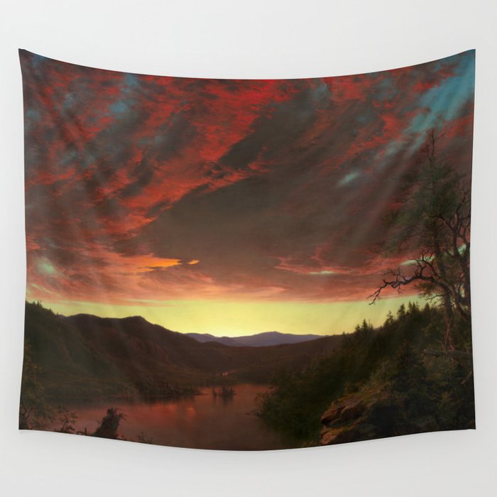 Twilight in the Wilderness - Frederic Edwin Church Wall Tapestry