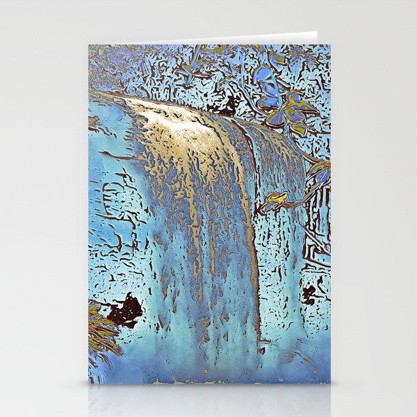 series waterfall "Cachoeira Grande" III Stationery Cards
