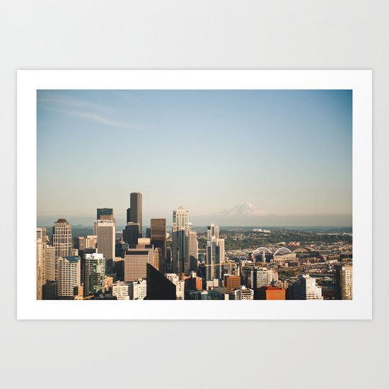 Mt. Rainier Art Print