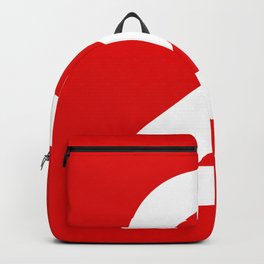 Number 2 (White & Red) Backpack