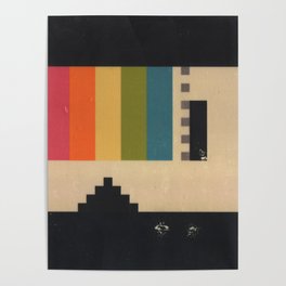 VHS Pixels Poster