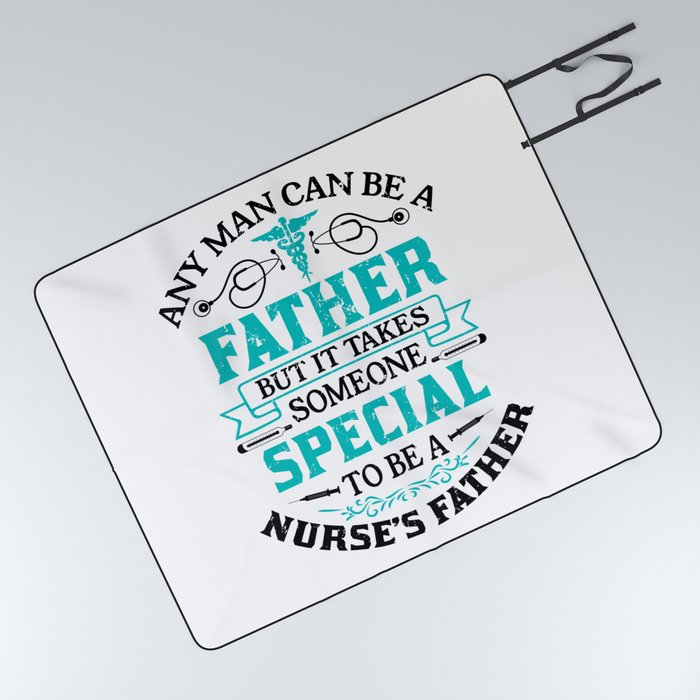 Someone Special Nurse Father Retro Typography Picnic Blanket