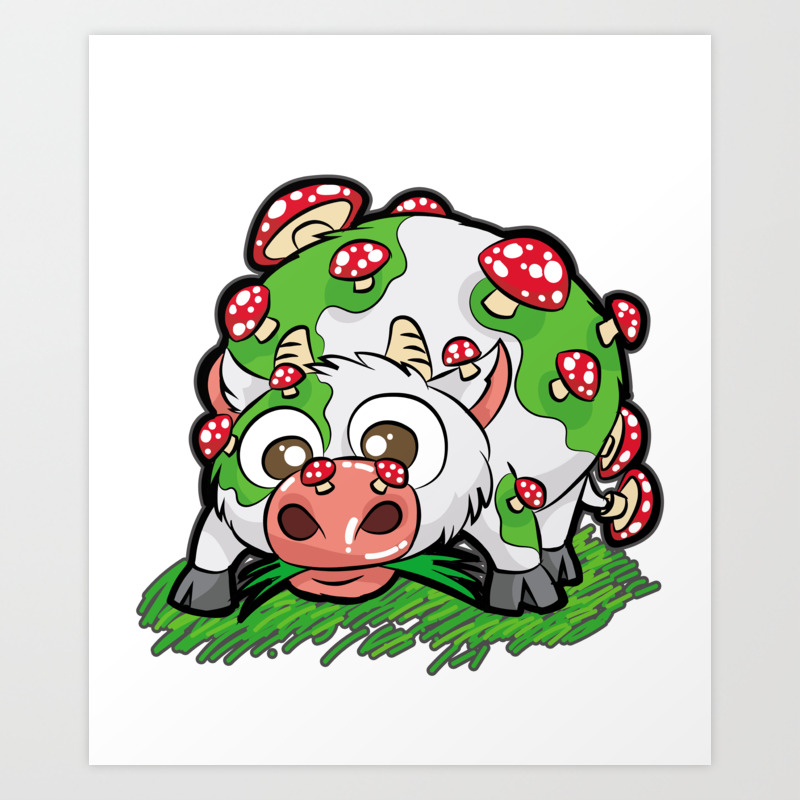 Mooshroom Face Minecraft mooshroom among us character. mooshroom face