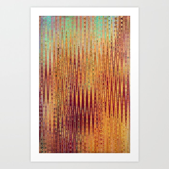 Rusty Abstract Art Print