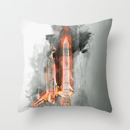 The Launch Throw Pillow