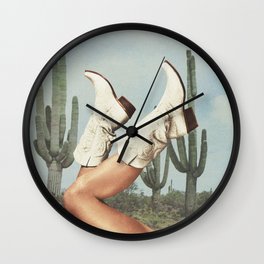 These Boots - Cactus & Yeehaw Wall Clock