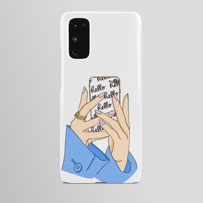 Hello Girl Android Case