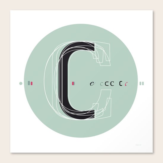 C c Canvas Print