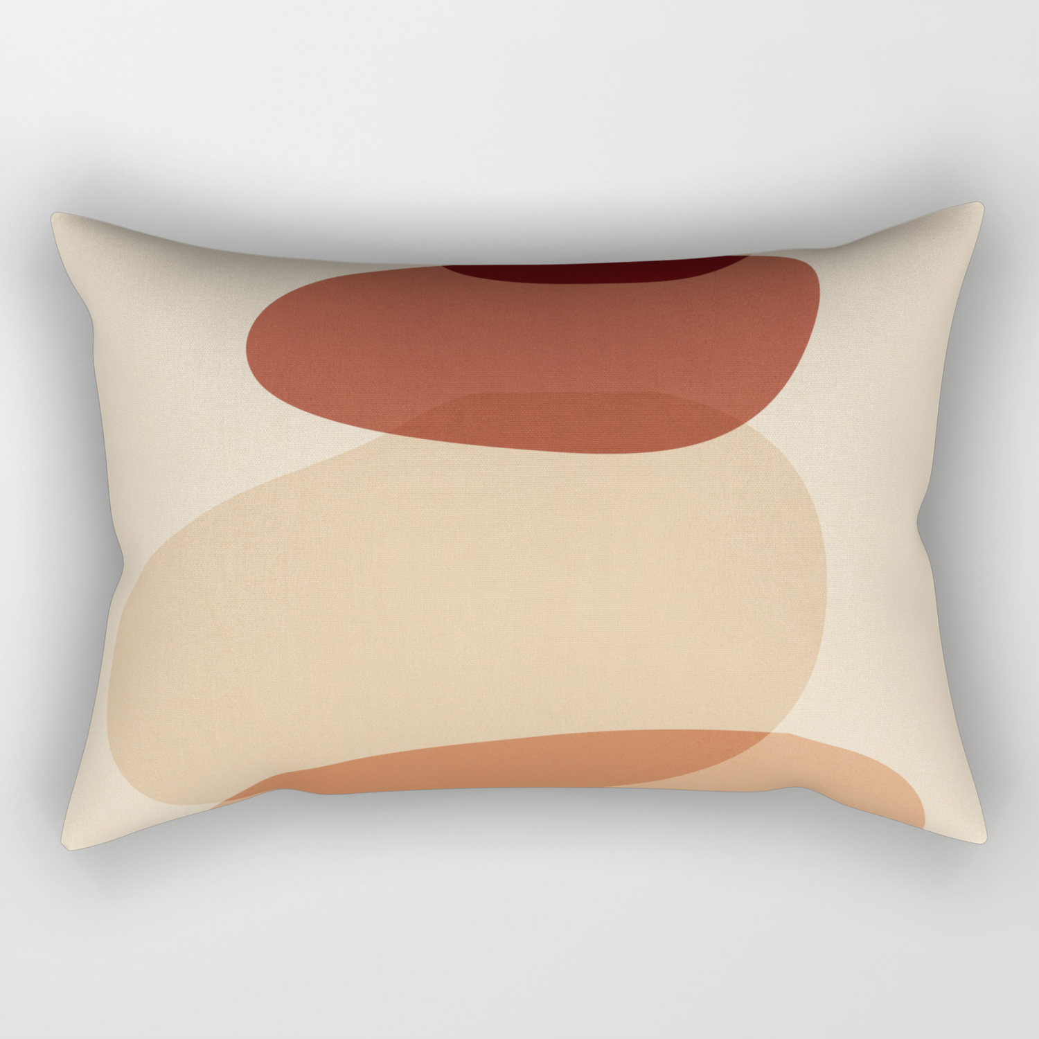 Small 17 x 12 Abstract Shapes 20 by Thingdesign on Rectangular Pillow 