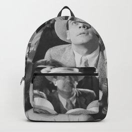 UNDIVIDED ATTENTION Backpack | 20 30Years, Photo, Above, Overhead, 50S, Vintage, Audience, Watching, Serious, 30S 