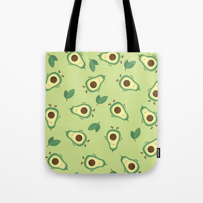 Happy Avocados Tote Bag