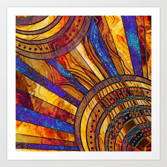 sun kissed Art Print