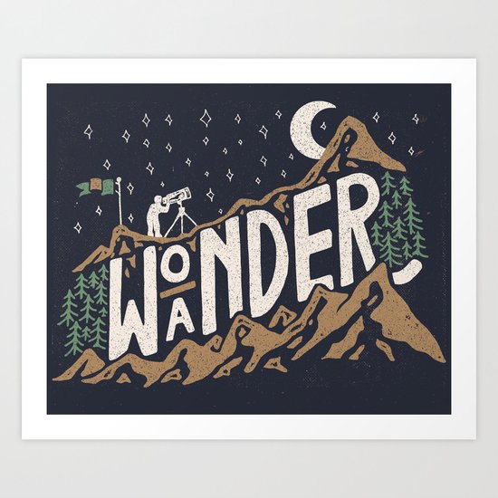 Wo/aNDER Art Print