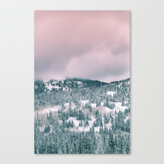 Winter love #art #buyart #society6 Canvas Print
