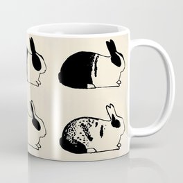 Studies of heredity in rabbits- William E.Castle - 1919 Cute Bunny Pattern Coffee Mug