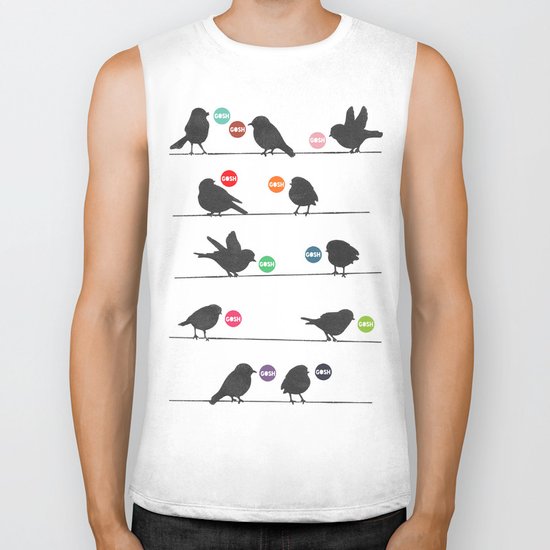 Birdsong_Gosh by Garima & Rachel Biker Tank