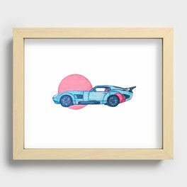 Brock's Coupe (Hand drawing) Recessed Framed Print