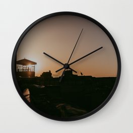 Medina sunset Wall Clock