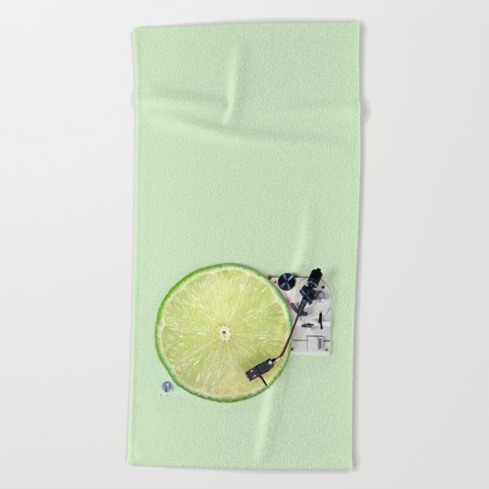 LIME DJ Beach Towel
