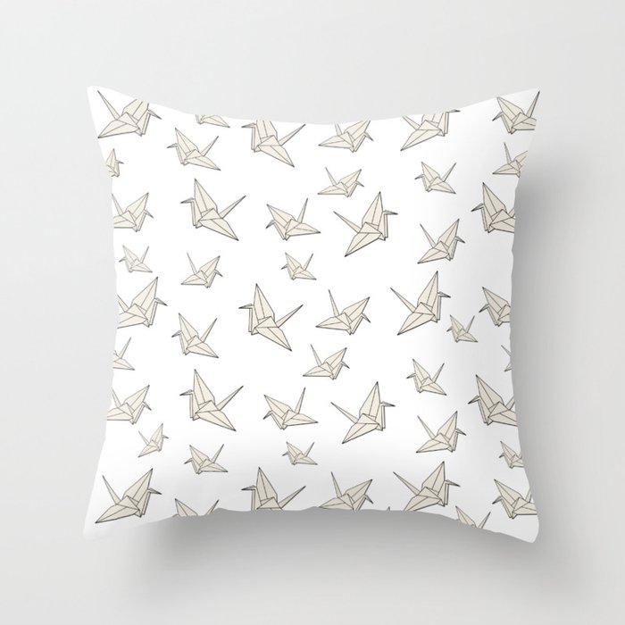 Origami Pattern Throw Pillow