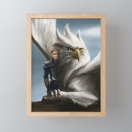 Griffin Rider Framed Mini Art Print