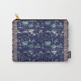 Indian floral with pasley - ombre - washed texture Carry-All Pouch