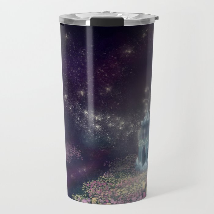 Starry Tulips Travel Mug