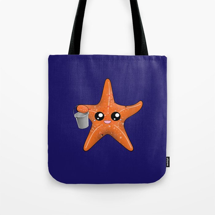Kawaii Starfish Tote Bag