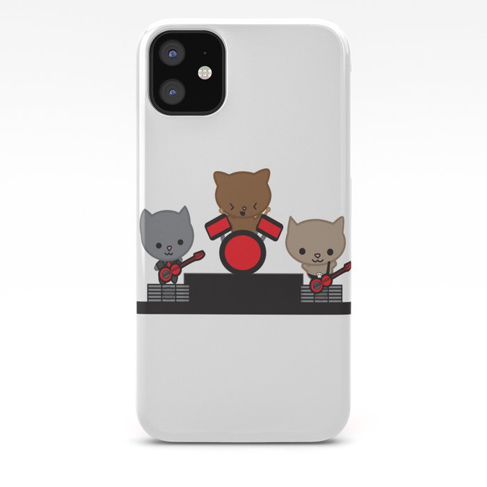 Kitty Cat Kawaii Band Usic Iphone Case By Beautifulcuteness Society6