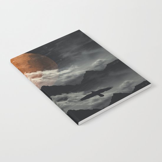 Spaces III - Mars above mountains Notebook