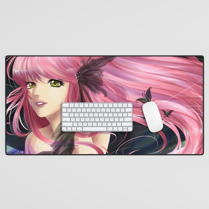 Otaku Girl Mouse Pads & Desk Mats for Sale