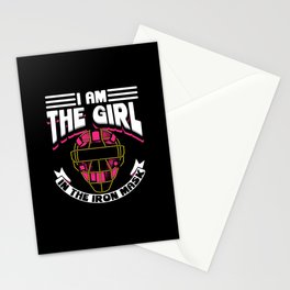 Girl In The Iron Mask Stationery Card