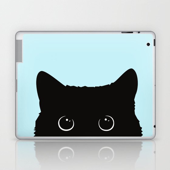 Black cat I Laptop & iPad Skin