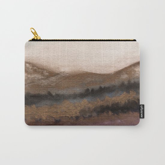 Watercolor abstract landscape 19 Carry-All Pouch