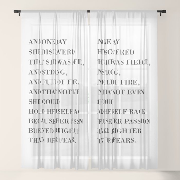 Sheer Curtain