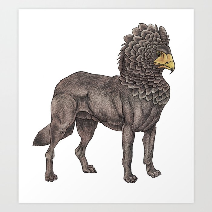 Wolf Eagle Art Print