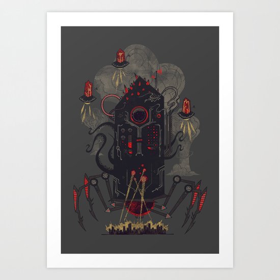 Not with a Whimper but with a Bang Art Print