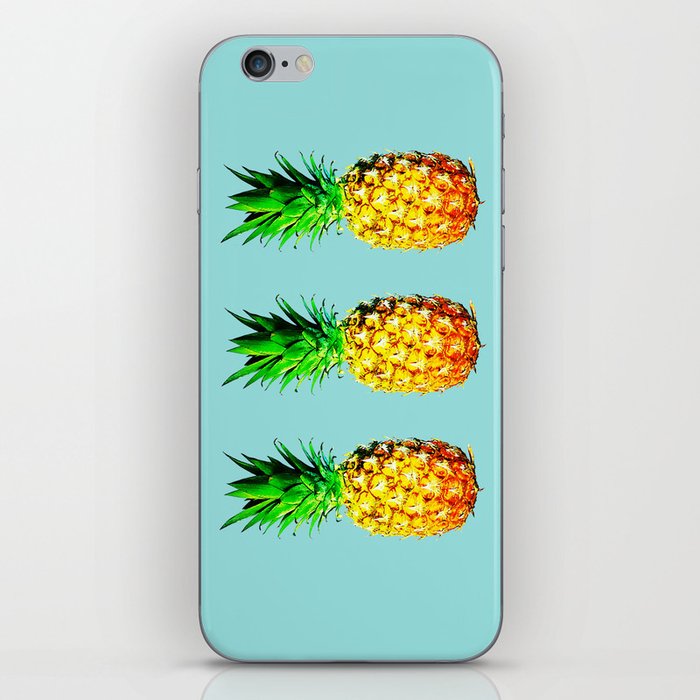 Fresh pineapples iPhone Skin